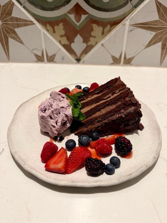Chocolate Cake.